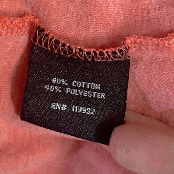 5/$25 GARTH Brooks World Tour Pink Charcoal Grey 3/4 Sleeve Henley T Shirt - Picture 4 of 12